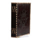 Leather Journal Notebook A5 with Embossed SamyakSambuddha- Brown
