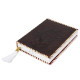 Leather Journal Notebook A5 with Embossed SamyakSambuddha- Brown