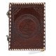Embossed Moon Dragon with Engraved Stone A6 Leather Journal Notebook- Brown (8x6inches) Embossed Moon Dragon with Engraved Stone A6 Leather Journal Notebook- Brown (8x6inches)