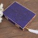 Embossed Sigil Baphomet A5 Leather Journal Notebook- Purple Embossed Sigil Baphomet A5 Leather Journal Notebook- Purple