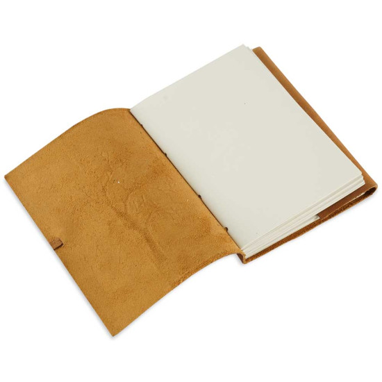 Engraved Tree Of Life A6 Handcrafted genuine buff leather journal