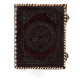 Leather Journal Notebook A5 Embossed Wiccan Pentagram Star Handmade Diary- Brown