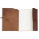 Leather Journal Engraved with Quote A6 Handcrafted Personal Travel Diary- Brown Leather Journal Engraved with Quote A6 Handcrafted Personal Travel Diary- Brown