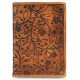 Thar Artefacts Refillable Floral Antique Leather Journal - A6