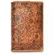 Thar Artefacts Refillable Floral Antique Leather Journal - A6