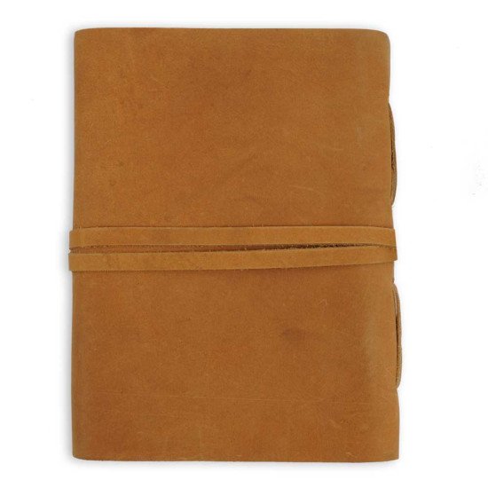  Engraved Celtic Rose with Cross A6 Handcrafted genuine buff leather journal 