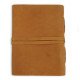  Engraved Celtic Rose with Cross A6 Handcrafted genuine buff leather journal 