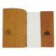  Engraved Celtic Rose with Cross A6 Handcrafted genuine buff leather journal 