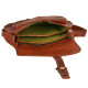 Leather Crossbody Tote Women Bag with Adjustable Leather straps - 11"