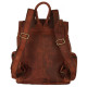 Thar Artefacts Retro Style 18inch Buff Leather Backpack Casual Unisex Daypack for Travel College Trekking