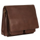 Buff Leather Laptop Bag - 18inch