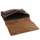 Buff Leather Laptop Bag - 18inch