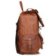 Thar Artefacts Leather Casual Shoulder Backpack 20 inch Multi-Utility Unisex Rucksack for Travelling Hiking Trekking