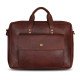 Thar Artefacts Sauve Leather Laptop Bag - 15.6inch [Red Brown]