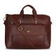 Thar Artefacts Sauve Leather Laptop Bag - 15.6inch [Red Brown]