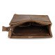 Thar Artefacts Sinewy Leather Crossbody Bag - 11 Inches [Brown]