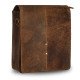Thar Artefacts Sinewy Leather Crossbody Bag - 11 Inches [Brown]