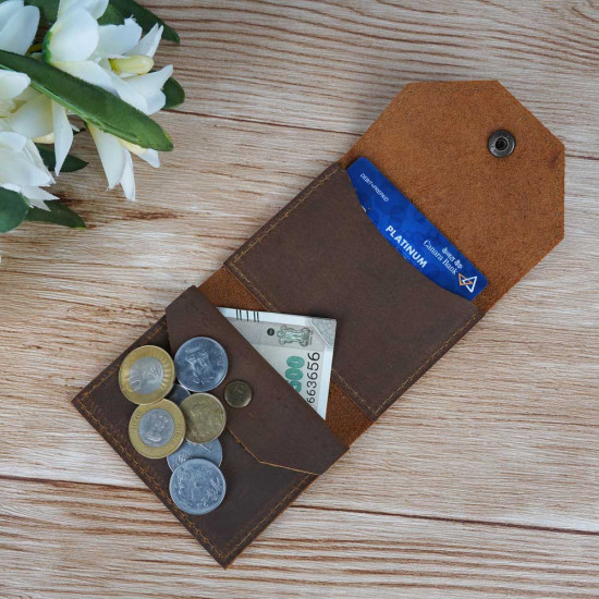 Thar Artefacts Minimalistic Currency Organizer Pocket Fit Wallet