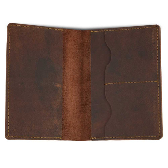 Thar Artefacts Leather Passport Cover Card Cash Wallet Multipurpose Travel Holder