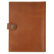 Thar Artefacts Leather Portfolio Pad Holder with front Card Holder Pockets Multipurpose Travel Folder-8X6 inches