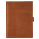 Thar Artefacts Leather Portfolio Pad Holder with front Card Holder Pockets Multipurpose Travel Folder-8X6 inches