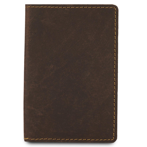 Thar Artefacts Leather Passport Cover with front card holder pockets