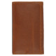 Thar Artefacts Multipurpose Three Fold Leather Travel Holder Card & Currency Wallet with Zipper Pocket- 7X4inches