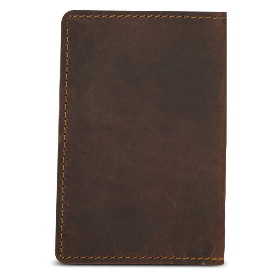Thar Artefacts Slim Leather Passport Cover Cash Card Wallet Multipurpose Travel Holder- 6X4inches 