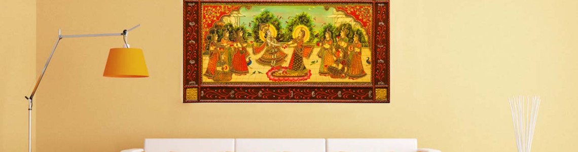 Thar Artefacts Rajasthani Miniature Wall Paintings- Give life to your walls Thar Artefacts Rajasthani Miniature Wall Paintings- Give life to your walls